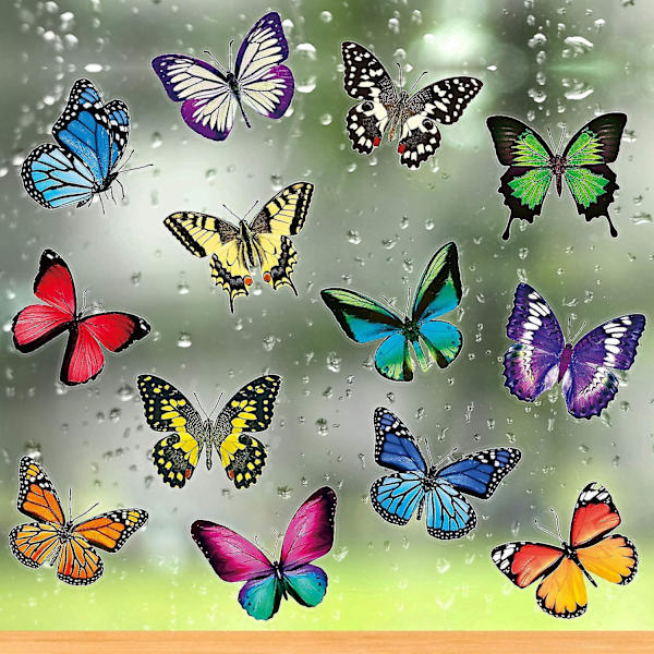 20 Butterfly Window Adhesive Decal