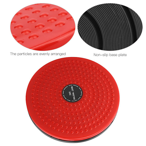 Magnetisk terapi midjetwister-disk multifunksjonelt slanke- og treningsutstyr rød