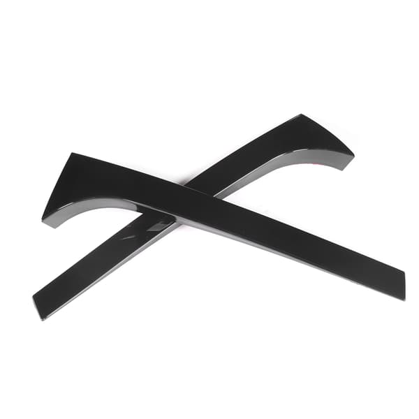 2 stk. Bagrude Sidespoilere Vinge Canards Trim Erstatning for Kodiaq 2016-2021 Glanssort