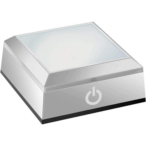 LED-ljusbas Visa Stand Display Platta med Touch Switch för 3D Laser Crystal