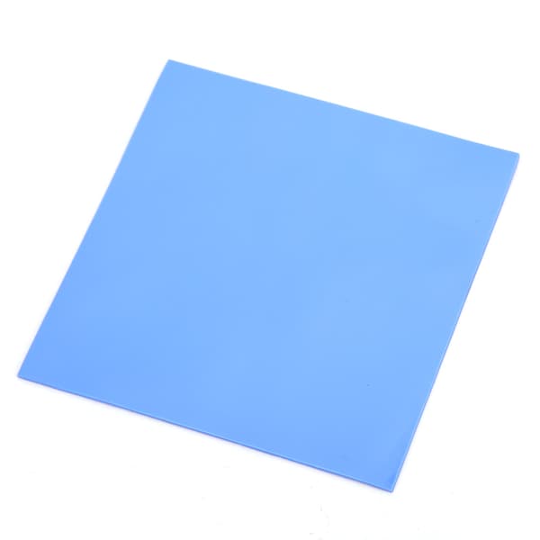 5 stk silikon termisk ledningsark CPU GPU varmeledningspute 100x100x1,5mm