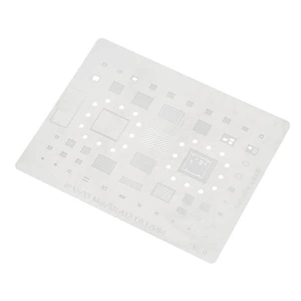 A12 CPU BGA Reballing Stencil Mal Rustfritt Stål IC Chip Tinnplanting