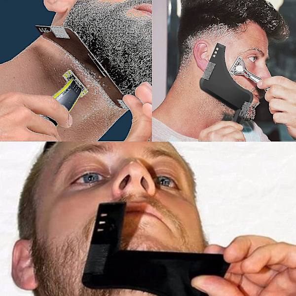 Beard Stencils Beard Stencil Beard Shapes For Chin Beard Sideburns Neck, Beard