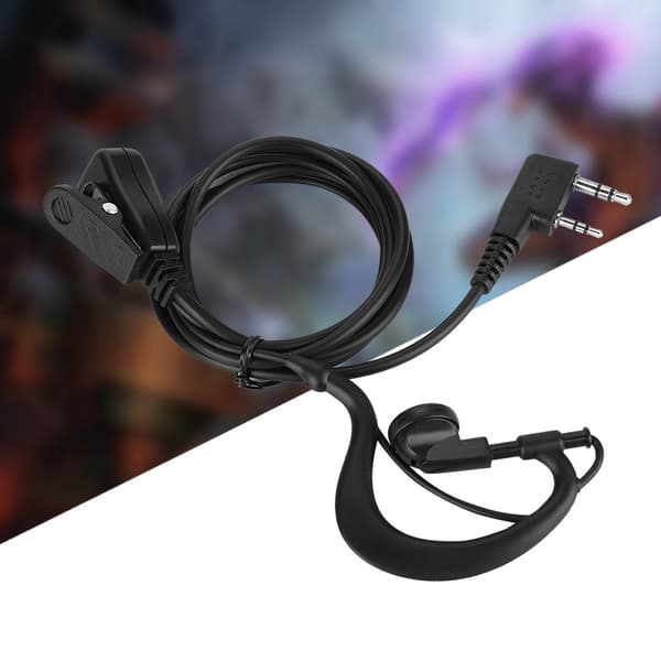 Single K Head Walkie Talkie hörlurar Headset