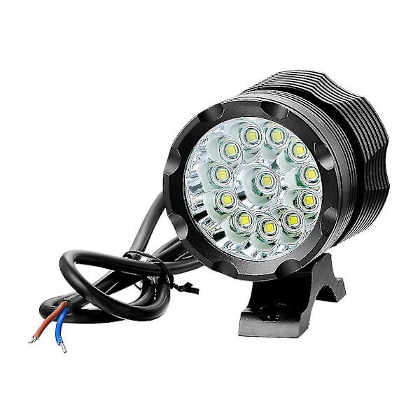 15/12 Led motorsykkel laser frontlykter, vanntette sterkt lys spotlights, tåkelys
