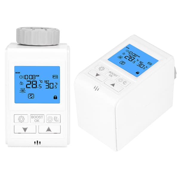 Smart kran termostatisk ventil temperaturkontroll Tuya Gateway Hub Zigbee-kompatibel