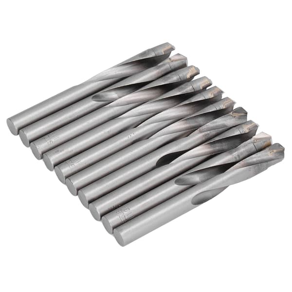 10 stk. lige skaft spiralbor Wolframstål Gravering Fræser CNC Router Bit 11mm