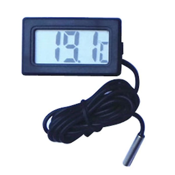 1m Termometer Temperaturmåler Digital LCD-skjerm Multicolor