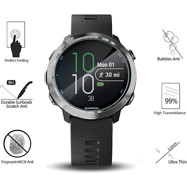 [4-pack] Garmin Forerunner 645 skärmskydd [9H Anti-Scratch]