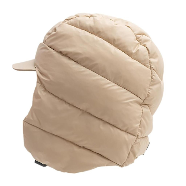 Isolerad ull vintermössa män cap Öronskydd Jakt Värme Tjocka hatt Light khaki
