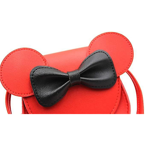 Crossbody kukkaro Olkalaukku Käsilaukku Little Girls Söpö kukkaro sarjakuvahiirikorvilla