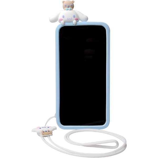 Liangnv Cartoon Case För Iphone 11 Pro 5.8" 2019, 3d söt mjuk silikongummi skyddande gel bakstycke, kawaii animerat stilfullt läge för barnflicka