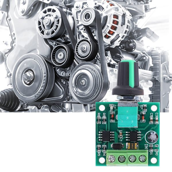 DC Motor Hastighetskontroller PWM 1.8~15VDC 1803BK Motorreguleringskontroller 30W