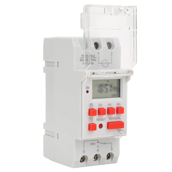 TM919B-2 200-250V AC 30A LCD 7 Dages Programmerbare Digitale Timerkontakter