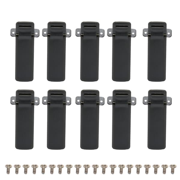 Walkie Talkie belteklips for Baofeng UV-5R-serien (10 stk)