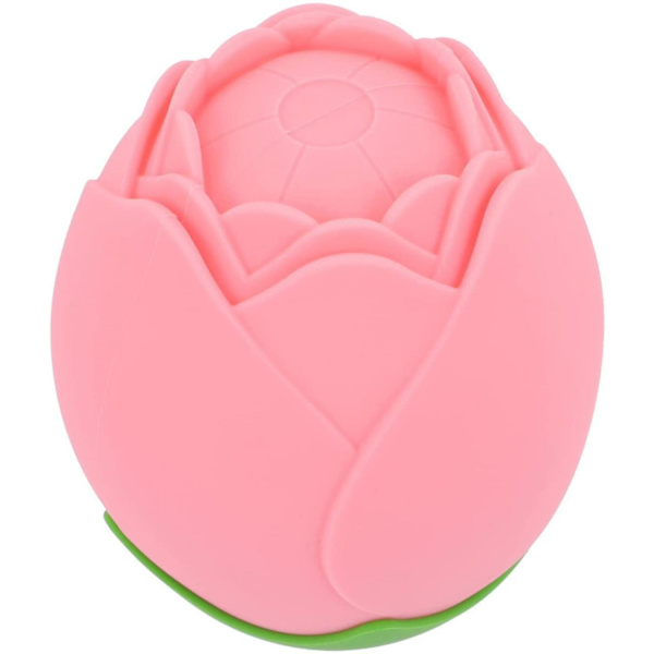 Shxx Sleep Silic Lamp: Flower Led Sängbord Barnsäng Röd B091-808 Pink