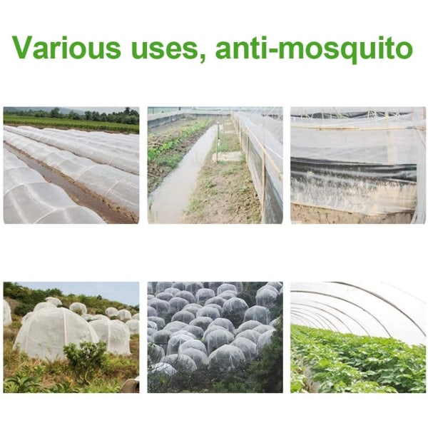 Net til haven, anti-insekt net til planter, anti-insekt net til （3×4m）