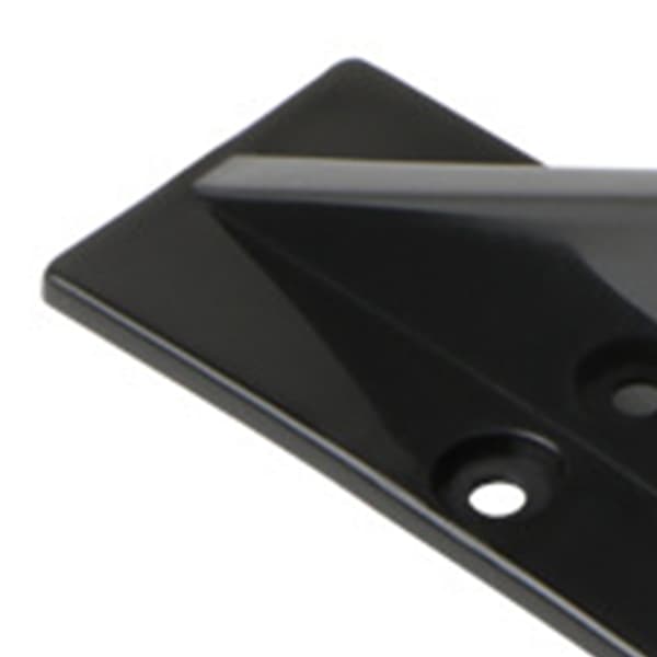 4 stk Bakre Bumper Hai-fin Mini Buede Svart Bumper Diffuser Spoiler for Bilmodifisering