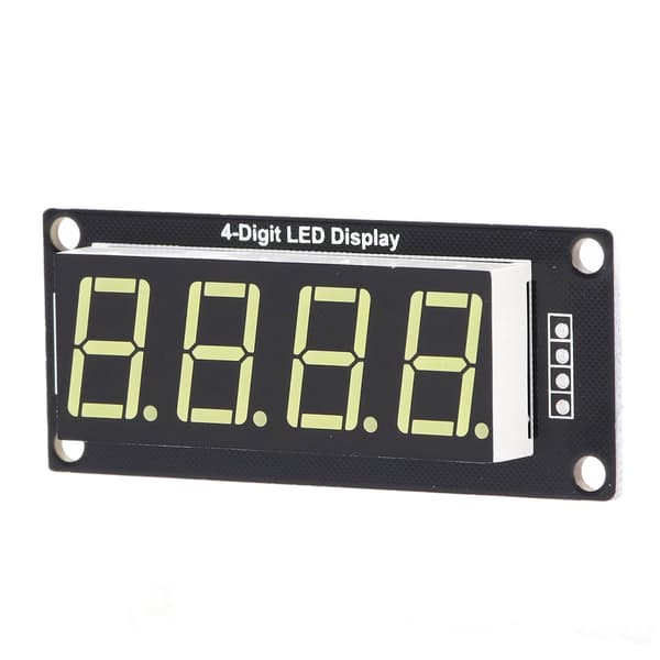 4 kpl LED-segmenttinäyttömoduuli 4 bittiä 7 segmenttiä PCB-kellomoduuli 0,56 tuumaa MRA172C valkoinen