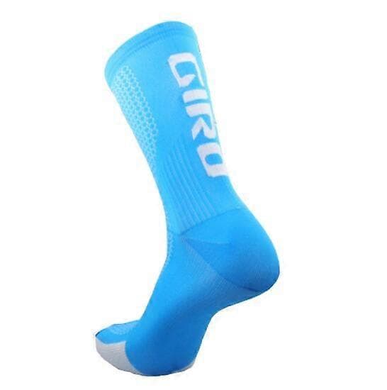 GIRO HRC TEAM SYKKELSTRØMPER Superstretch, ventilerende, moteriktig, enkel stil Blue
