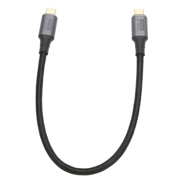 USB4-kabel 40 Gbps snabbladdning PD 8K 60Hz Typ C 30 cm