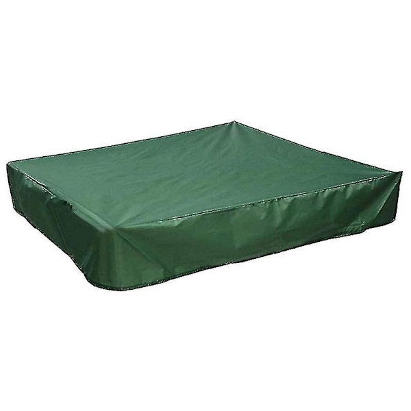 Firkantet sandkasse vanntett trekk med snøring Green 120*120cm
