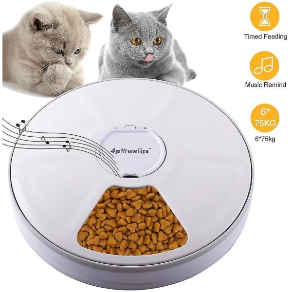 Automatisk husdjursmatare Katt- eller liten hundskål för torrfoder för husdjur
