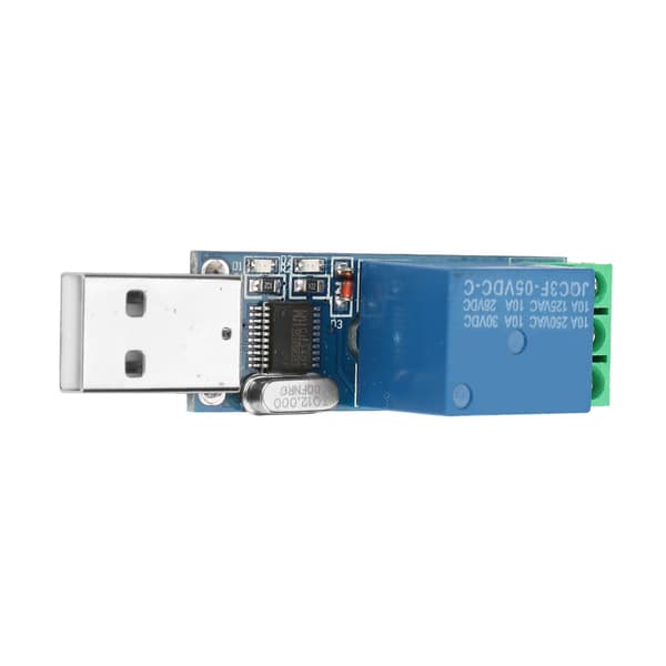 USB Relémodul MCU PC USB Smart Kontrollbryter Jog Selv Låsende