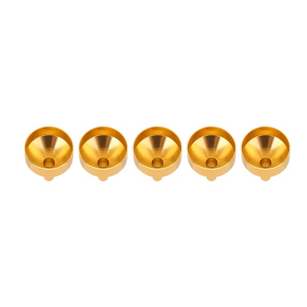 Mini trattar Lättvikts bärbara metall mini trattar för miniatyrflaskor eteriska oljor DIY läppbalsam