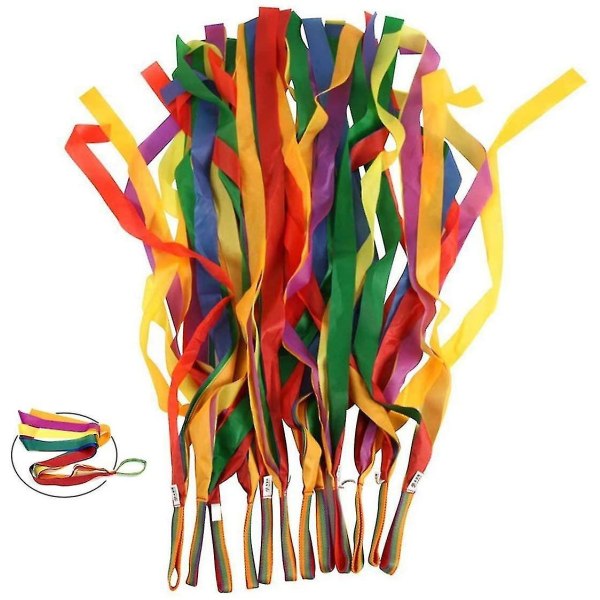 Rainbow Dance Ribbons, 12 Rhythm Ribbon Streamers