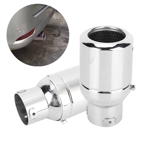Justerbar Universal 64 mm eksoslyddempe rørmuffe modifisering