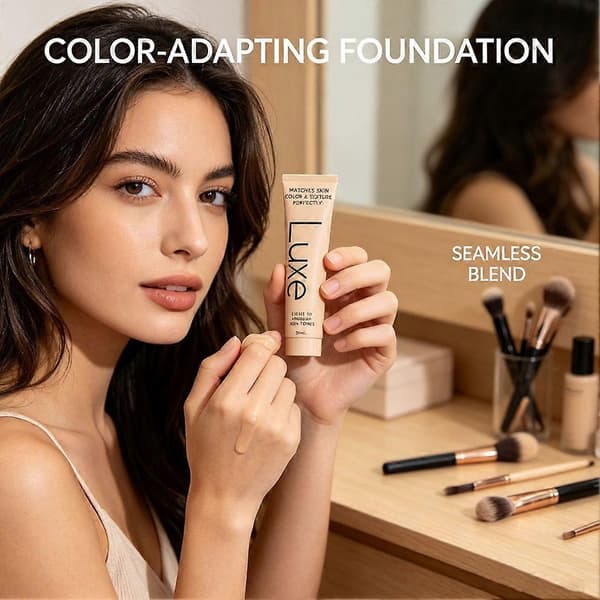 【BQ】Luksus farveskiftende foundation - 30ml light