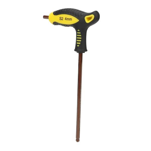 Kuglehoved T-formet Langskaftet Hex Nøgle Professionel Reparationshåndværktøj (4mm)