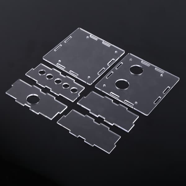 Akryl Case Shell Housing Beskyttende Dele Kit Til 6J1 Ventil Rør Forforstærker Board