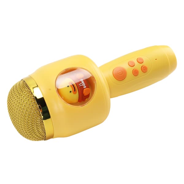 Sød Gul Trådløs Bluetooth Mikrofon til Børnefest Håndholdt Karaoke Mikrofon