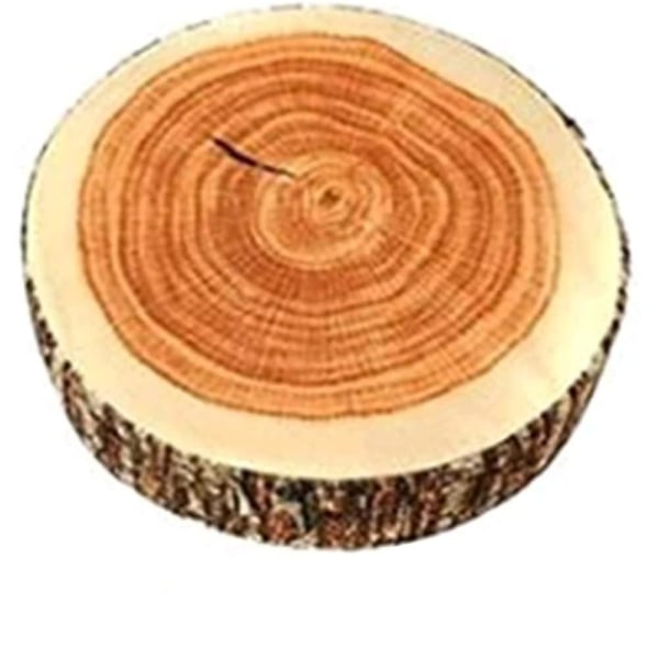 Naturligt trä Design Tree Trunk Log Cushion Mjuk stol