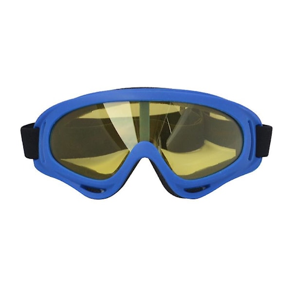 X400 Goggles Cross-country Motorsykkel Goggles Rød Ramme Farge Film Mørk blå ramme gul film Dark blue frame yellow film