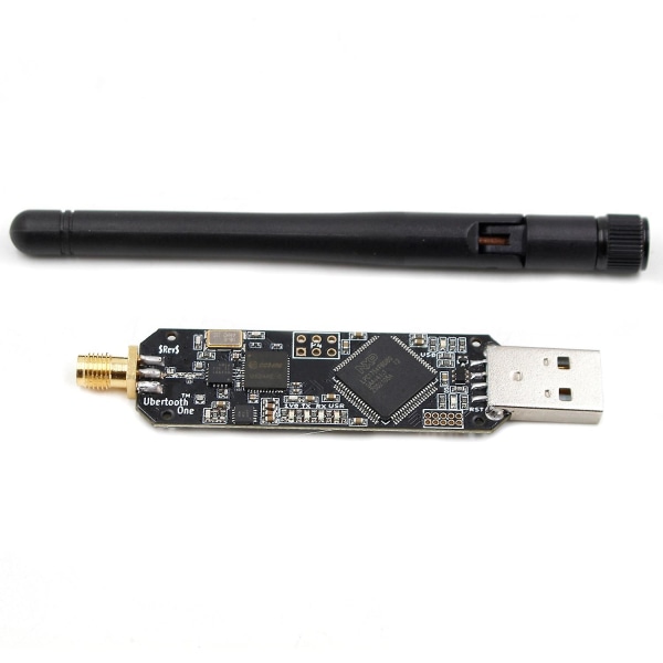 Ubertooth One 2,4 Ghz trådløs utvikling Bluetooth Sniffer Btle Hacking Tool Bluetooth Protocol A Black