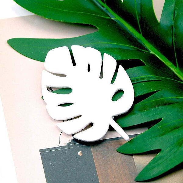 4 Stk Cookie Cutters, Tropical Leaf Cookie Leaf til dekorativt bageværktøj