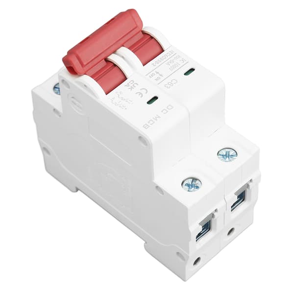 2P DC 1000V MCB 63A Strömbrytare 6000A Brytförmåga Hemmasäkring