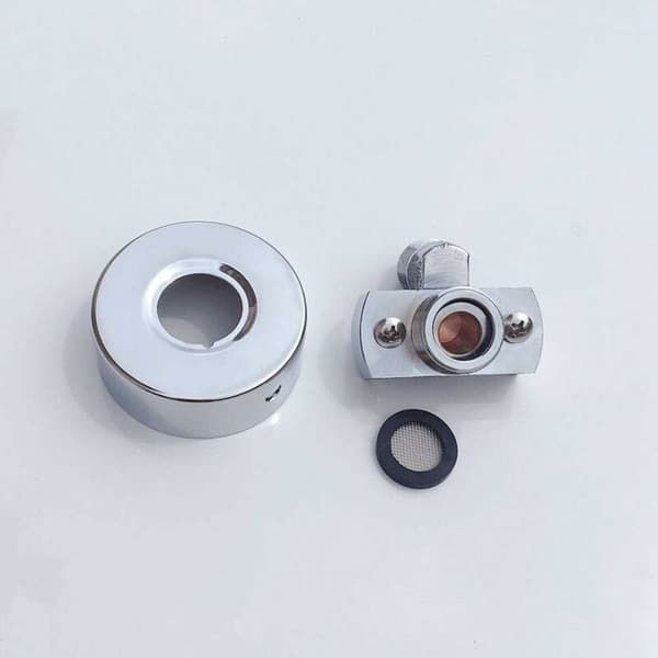 Copper Straw, Angle Adjustment, Shower Head, Curved Foot, Eccentric Screw, Faucet Accessories