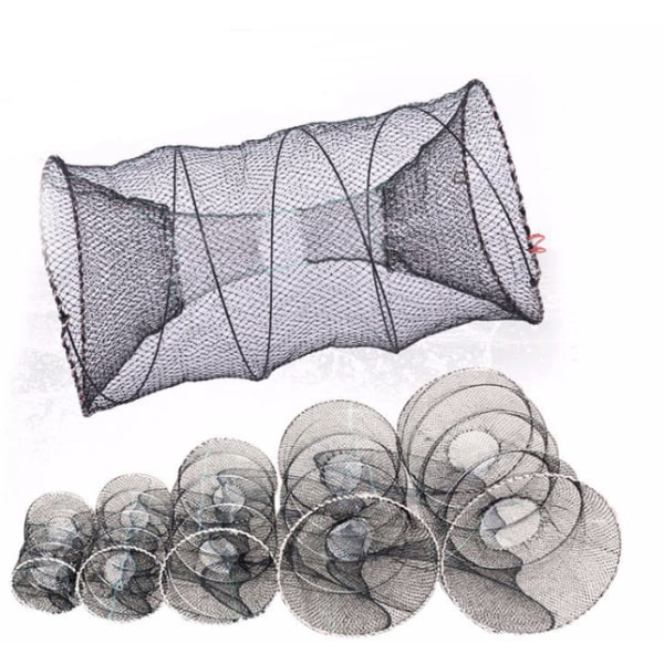 Hummerfanger grydestøbt Automatisk foldbar Keep Net Paraply Cage-40cm×88cm