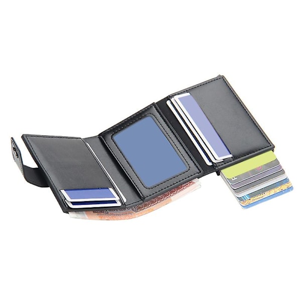 Aluminium card holder top