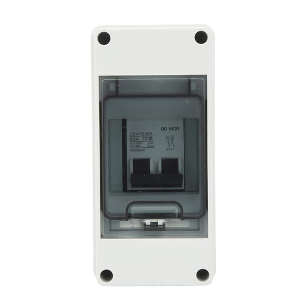 2P 1000V DC 63A Strømafbryder IP65 Vandtæt Boks PV Solcellesystem Isolationskontakt