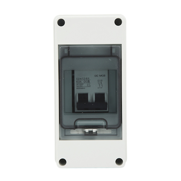 2P 1000V DC 63A Strømbryter IP65 Vanntett Boks PV Solcelleanlegg Isolasjonsbryter