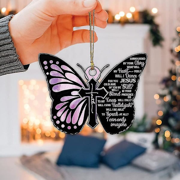 st Butterfly Blue Eye Pendant Eye inomhus vägghängande vägghänge A9