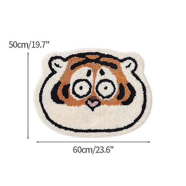 Sarjakuva Tiger-matto Liukumaton sängyn matto imukykyinen kylpyhuonematto Cartoon Mat S1