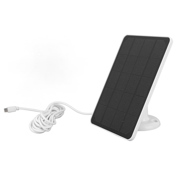4W5V Solcellepanel Trådløst Kamera Vanntett Oppladbart Batteriovervåking