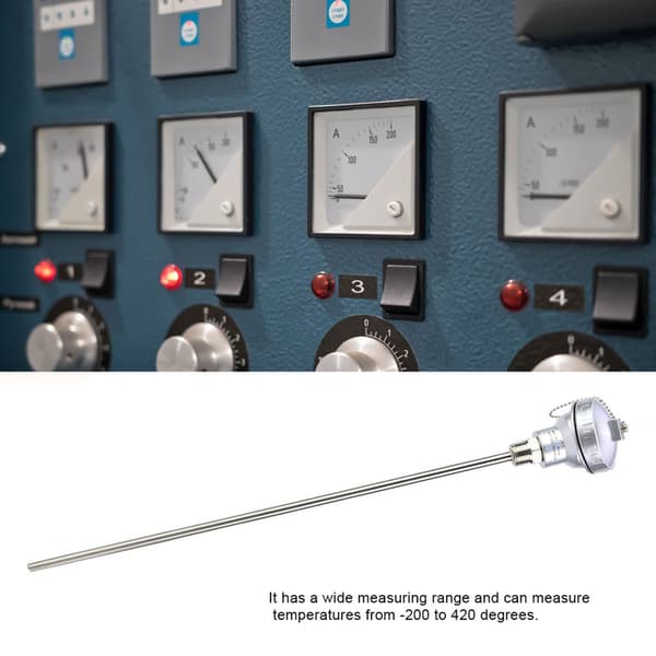 RTD PT100 Temperatursensor Probe 1/2\" NPT Gjenge Termoelement Terminalhode (PT 400mm)