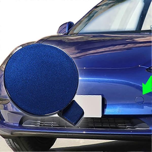 【BQ】Bil Forreste Kofanger Trækkrog Øje Dæksel Trim Trailer Hætte Prop til Tesla Model 3 Bildele Tilbehør xjcl China White